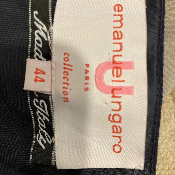 Vintage Ungaro Navy Blue Mid-length Dress - Picture 5 of 8